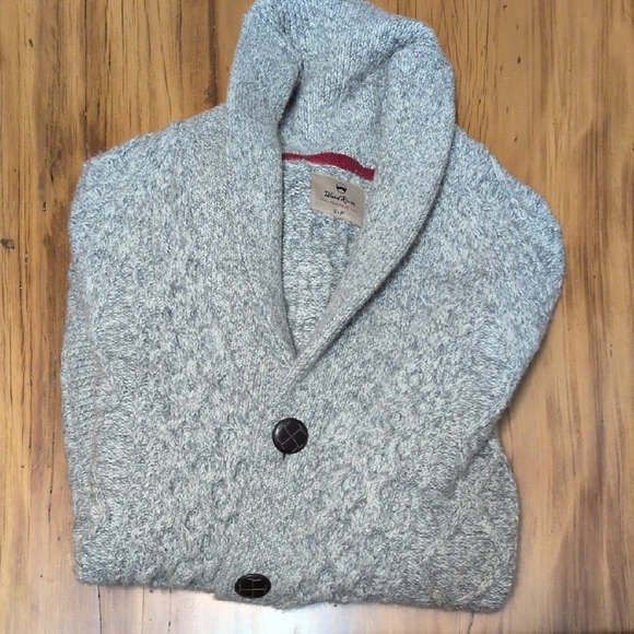 Men's Cable Knit Cardigan (S) - Picture 4 of 4